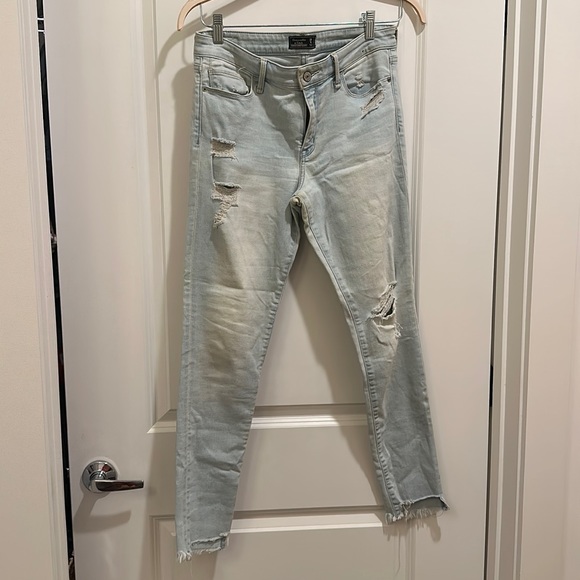 ABERCROMBIE HARPER SUPER SKINNY JEANS • SZ 8/29 - Picture 2 of 6